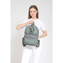 Street Bag Kızılderili Nakışlı Etnik Otantik Bohem Günlük Seyahat Sırt Çantası