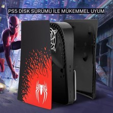 Cosmostech Ps5 CD Sürüm Uyumlu - Spider - Man 2 Desenli Konsol Faceplate Shell Covers kapakları