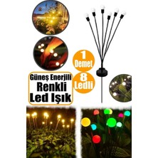 Rosemor 8 Ledli Güneş Enerjili Bahçe Aydınlatma Ateş Böceği  Dış Dekoratif Bahçe Lambaları