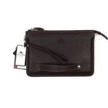 Aka Deri Kahverengi Deri El Çantası 122