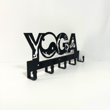 Hero Dizayn Metal Dekoratif Yoga Desenli Anahtarlık Askısı