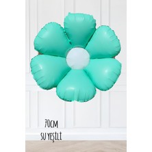 Pekshop Su Yeşili Papatya Folyo Balon 70CM