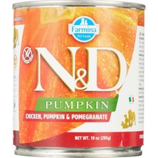 Pumpkin Tavuk & Nar Konserve Köpek Maması, 285 gr Modern Tek Ebat