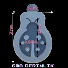 Epoksi Silikon Kalıp / Tek Uğur Böceği Kalıbı