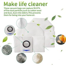 Mauuae Ecovacs Deebot X1 Omnı Toz Torbası Aksesuarları Robotlu Süpürge X1 Turbo Çöp Kirli Torbalar Yedek Parçalar (Yurt Dışından)