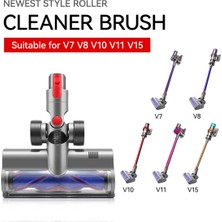 Mauuae Vakum Tahrik Fırça Kafası Dyson V7 V8 V10 V11 V15 SV10 SV12 SV14 Temizleyici Kafa Halı Zemin Temiz Için Yedek Parçalar (Yurt Dışından)