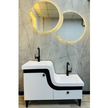 Türkmen Yapı Dekorasyon Abdest Lavabolu Banyo Dolabı