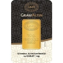 10 Gram 24 Ayar Külçe Gram Altın Ziynet Gold