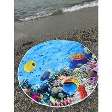 Dotamess Yuvarlak Plaj, Kamp, Piknik Örtüsü Çap 150 Cm