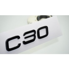 Dk Tuning C30 Siyah Abs 3m 3D Bagaj Yazı Logo Volvo Ile Uyumlu