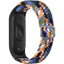 Alan Tech Xiaomi Mi Band 4 Uyumlu Krd-49 Örgü Kordon Denim