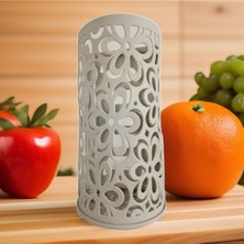 Hank-K Ticaret Sütlü Kahve Renk Sarmaşık Poşetlik - Geniş Hacimli ve Pratik Poşet Biriktirme Kutusu