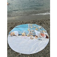 Dotamess Yuvarlak Plaj, Kamp, Piknik Örtüsü Çap 150 Cm