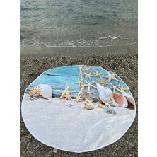 Dotamess Yuvarlak Plaj, Kamp, Piknik Örtüsü Çap 150 Cm