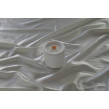 Aromatic Glow Beton Saksı Caffe Latte Kokulu Soya Mumu Ahşap Fitil