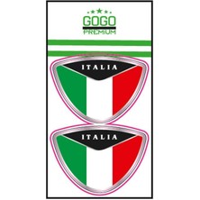 Üçgen Italıa Damla Stıcker