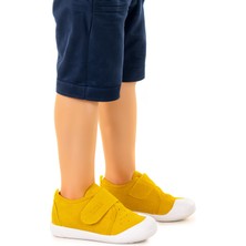 Kiko Kids Daffy Cırtlı Erkek Bebek Ilk Adım Panduf Ayakkabı Sarı