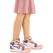 Kiko Kids Tesan Cırtlı Günlük Kız Çocuk Spor Ayakkabı