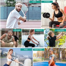 Salvia Dione Spor Saç Bantları - Elastik Kaymaz İnce Saç Ter Kafa Bandı Bandana, Kadın & Erkek Koşu Fitness Yoga Pilates Makyaj Yüz Yıkama Atletik Egzersiz Saç Bandı Siyah