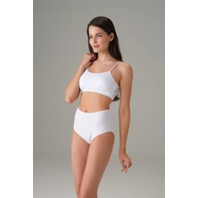 Miraxx Kadın Beyaz Kadın Slip Külot 7183