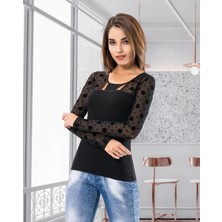 Miraxx Derya Kurşun Uzun Kol Kadın Body 120