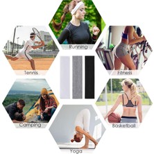 Salvia Dione 3'lü Spor Kadın Erkek Saç Bantları