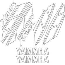Yamaha Xmax Uyumlu Sticker Set 001