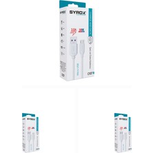 Syrox C107 18W Micro USB Hızlı Şarj & Data Kablosu