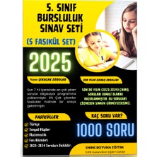 Enine Boyuna Eğitim 5. Sınıf Bursluluk Sınav Seti (5 Fasikül Kitap)