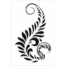 Stencil Sarayi Boyama Şablon Çiçek ve Meyve - 4002