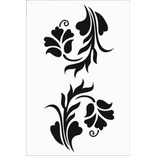 Stencil Sarayi Boyama Şablon Çiçek ve Meyve - 8345