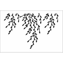 Stencil Sarayi Boyama Şablon Çiçek ve Meyve - 7916