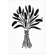 Stencil Sarayi Boyama Şablon Çiçek ve Meyve - 4754