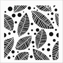 Stencil Sarayi Boyama Şablon Çiçek ve Meyve - 8233