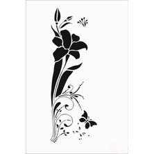 Stencil Sarayi Boyama Şablon Çiçek ve Meyve - 8088