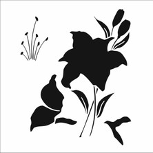 Stencil Sarayi Boyama Şablon 3 Boyutlu - 1504