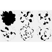 Stencil Sarayi Boyama Şablon 3 Boyutlu - 4779