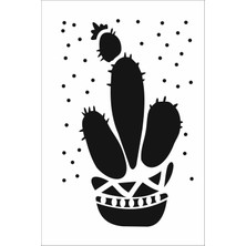 Stencil Sarayi Boyama Şablon Çiçek ve Meyve - 7907