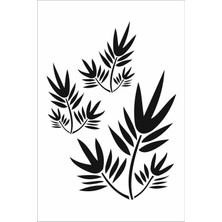 Stencil Sarayi Boyama Şablon Çiçek ve Meyve - 1539