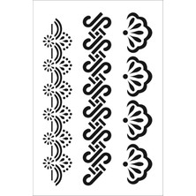 Stencil Sarayi Boyama Şablon Bordür - 4088