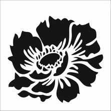 Stencil Sarayi Boyama Şablon Çiçek ve Meyve - 4761