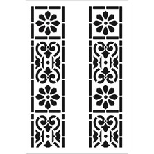 Stencil Sarayi Boyama Şablon Bordür - 4507