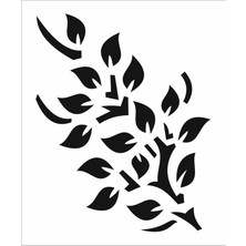 Stencil Sarayi Boyama Şablon Çiçek ve Meyve - 5057