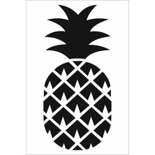 Stencil Sarayi Boyama Şablon Çiçek ve Meyve - 7909