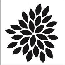 Stencil Sarayi Boyama Şablon Çiçek ve Meyve - 5001