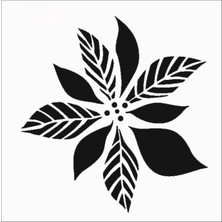 Stencil Sarayi Boyama Şablon Çiçek ve Meyve - 8232