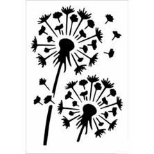 Stencil Sarayi Boyama Şablon Çiçek ve Meyve - 8277