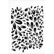 Stencil Sarayi Boyama Şablon Çiçek ve Meyve - 8228