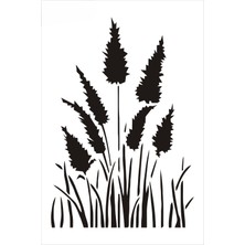 Stencil Sarayi Boyama Şablon Çiçek ve Meyve - 8706