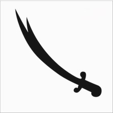 Stencil Sarayi Boyama Şablon Zülfikar Kılıcı - 8178